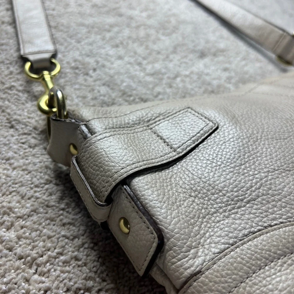 Vintage Coach Leather Soho East West Legacy Y2K beige‎ Buckle Crossbody F17125